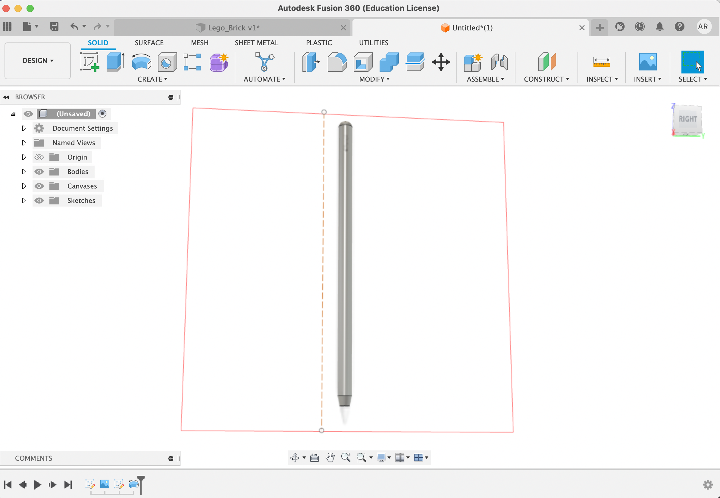 Screen shot of fusion